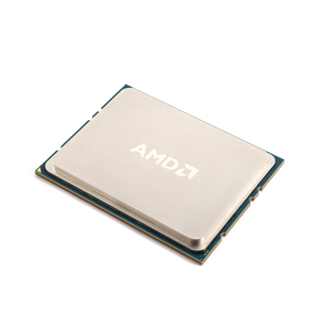 AMD EPYC 7543 processor angle view — clean IHS, white background, retail refurbisher reference