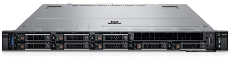Dell PowerEdge R650 front view — 8x 2.5-inch hot-swap drive bays