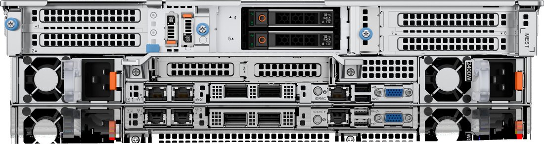 Dell PowerEdge R760 rear view