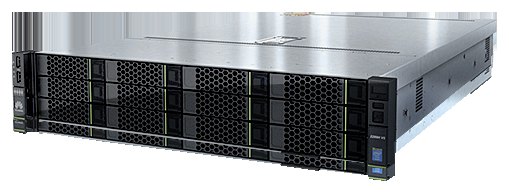 Huawei FusionServer 2288H V5 front — 25x SFF hot-swap drive bays with Huawei bezel