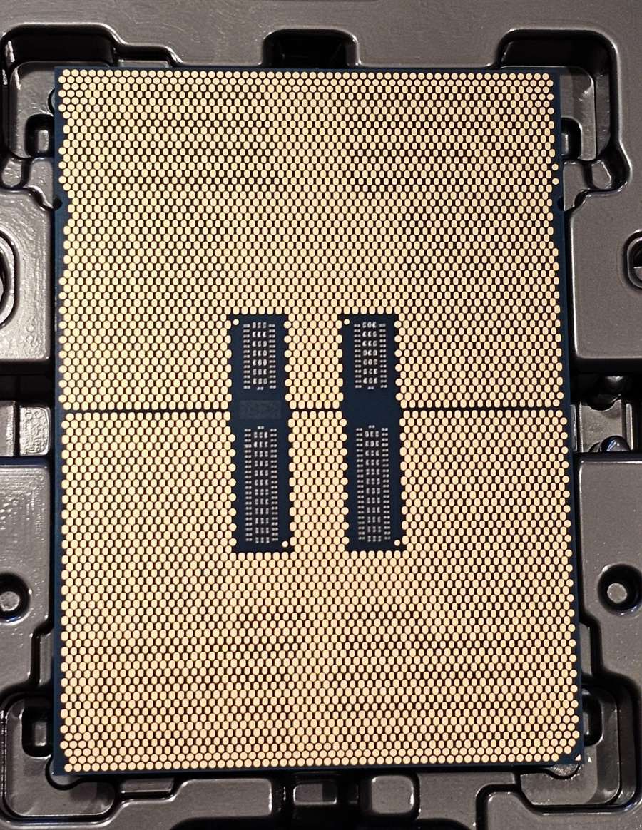 LGA4710 land grid array (processor underside) of the unit pictured above