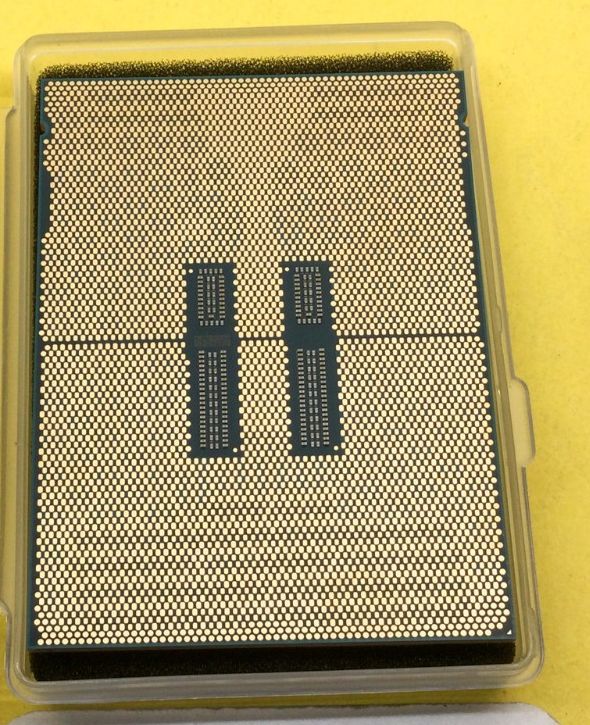 LGA4677 land grid array (processor underside) - representative package photo, shown for the socket type rather than as the underside of this exact unit