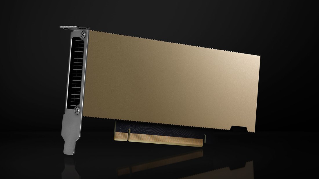 NVIDIA L4 24GB offizielles Render: Low-Profile-Single-Slot-PCIe-Inferenz-GPU